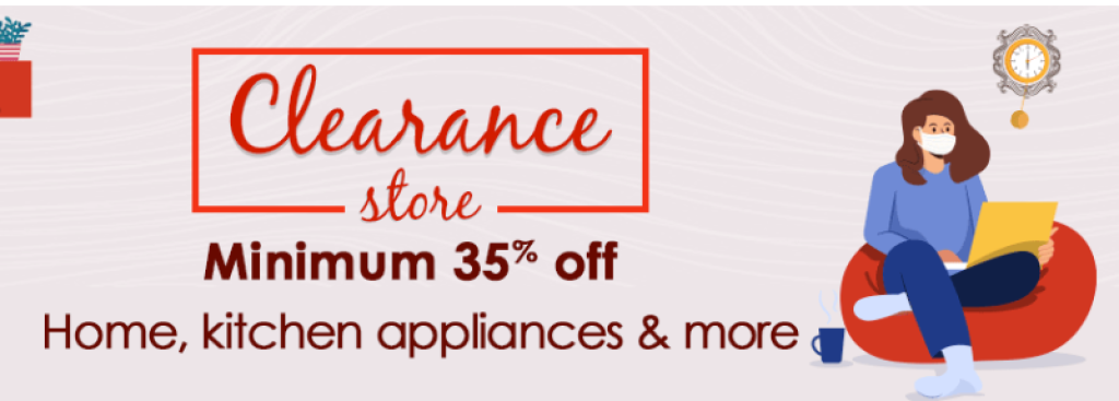 Clearance Store Min. 35 Off on Home Kitchen Appliances more